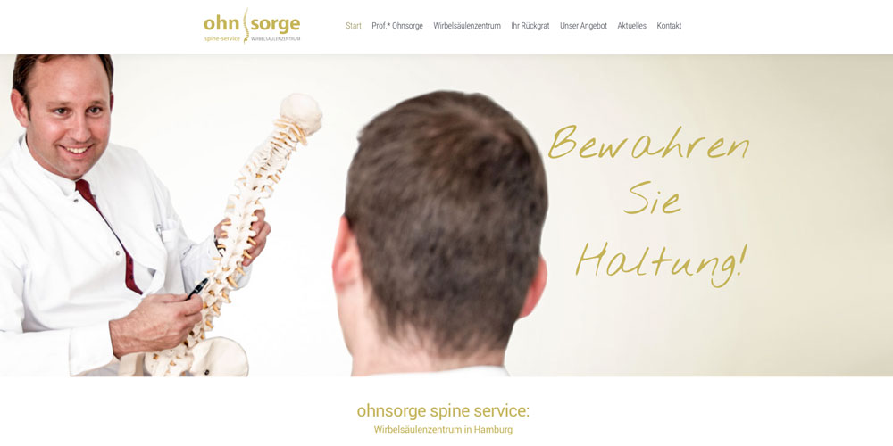 Website ohnsorge spine service