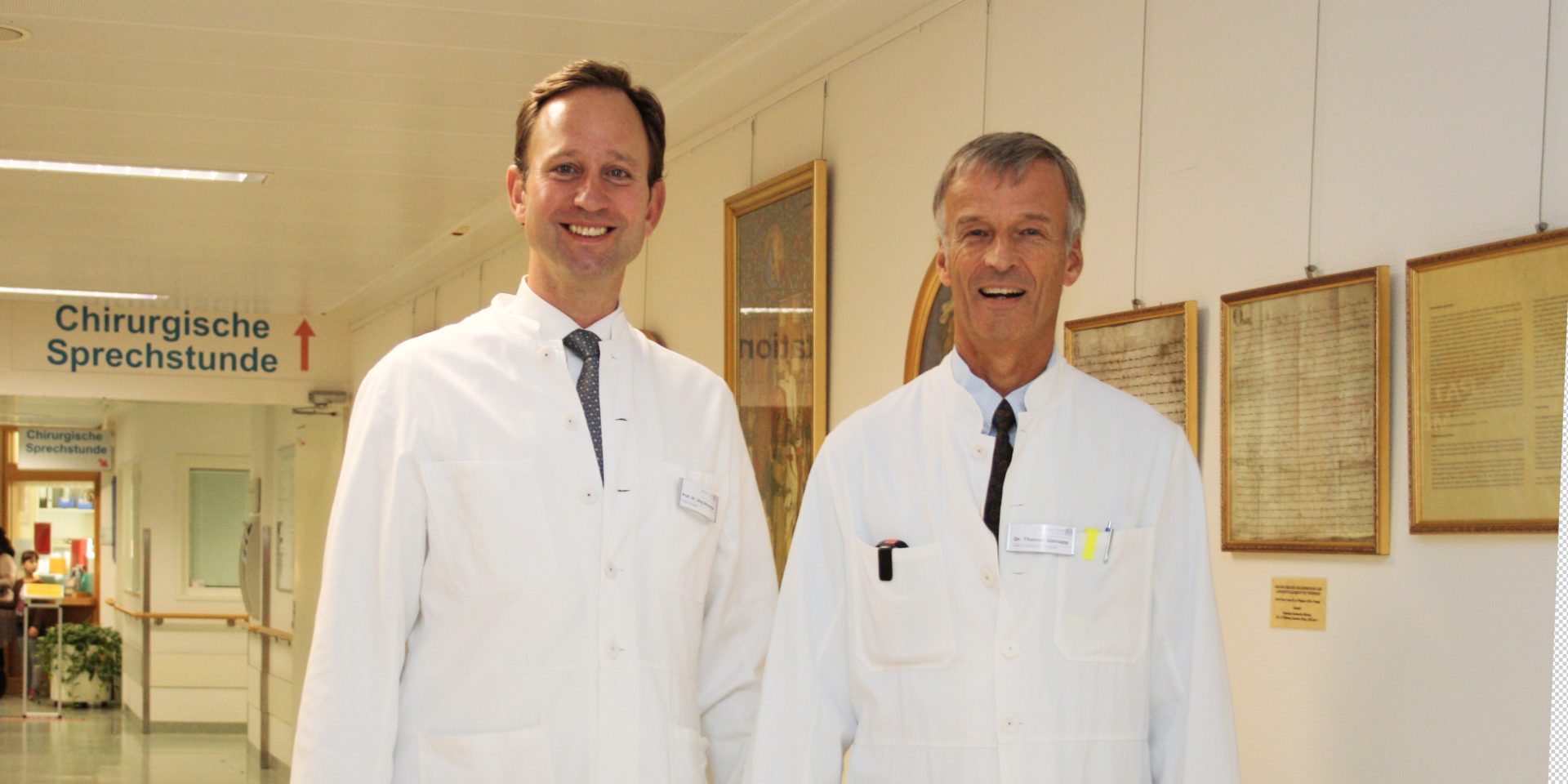 Prof. Ohnsorge und Dr. Gienapp