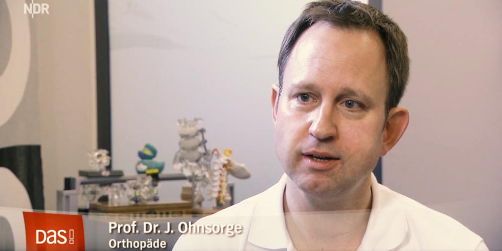 Prof. PD Dr. Ohnsorge bei DAS! Rote Sofa