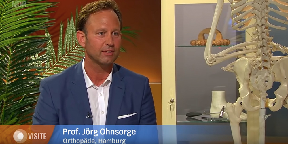 Prof. Ohnsorge zur Visite im NDR August 2020